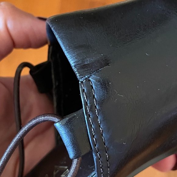 Dark Brown Donna Lawrence Sling Back Heels Size 7 - Picture 4 of 7